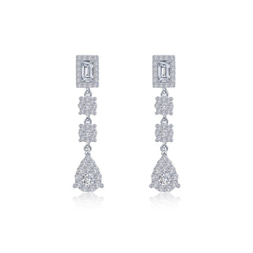 Exquisite Linear Drop Earrings